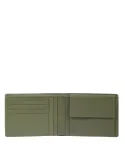 Piquadro Orion men's wallet with coin purse, green