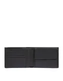 Portafogli uomo con porta monete Piquadro Atlas, nero