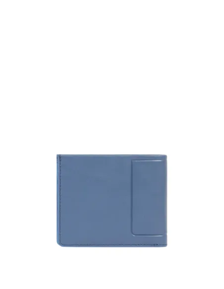 Piquadro Atlas slim wallet with removable document holder, avio