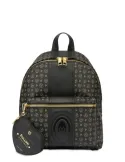Zaino Pollini con logo centrale, nero-nero
