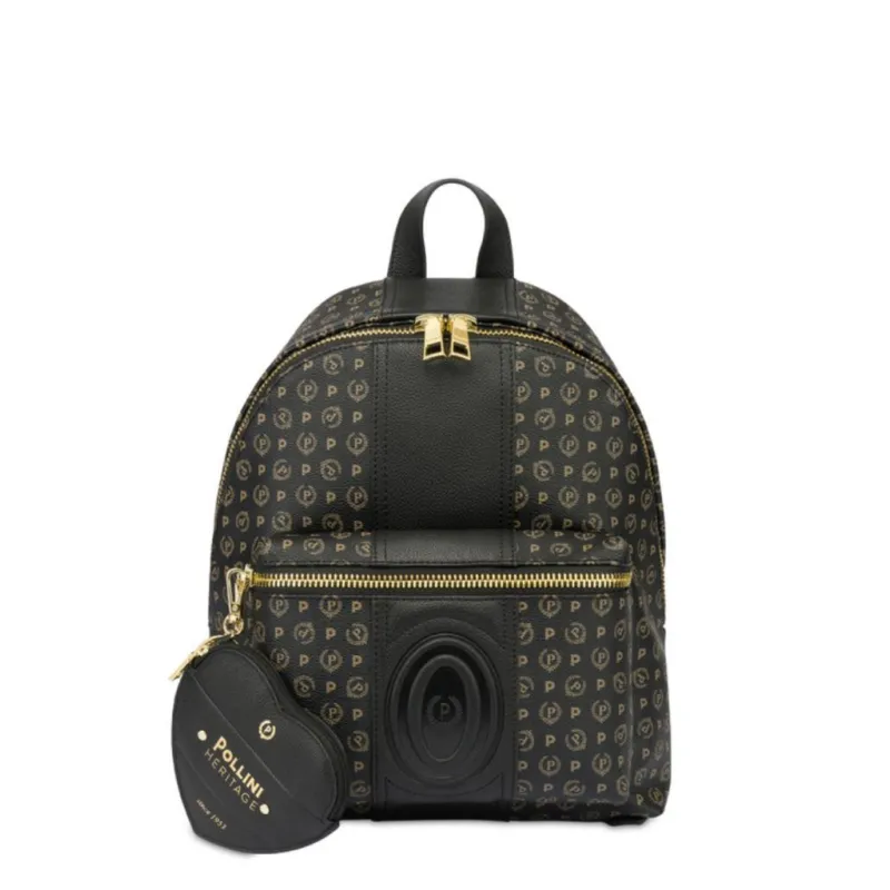 Pollini Damen-Rucksack, schwarz