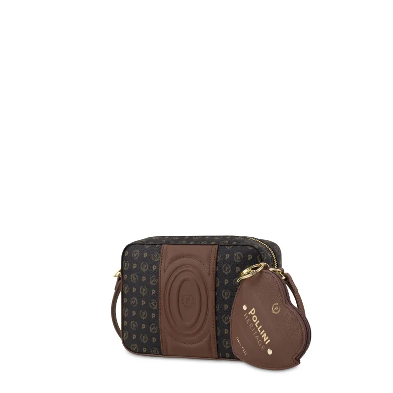 Pollini Heritage cross-body bag, black-brown 2