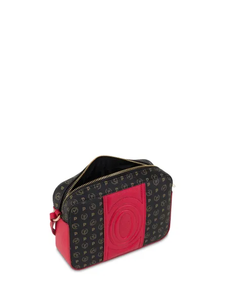 Pollini Heritage cross-body bag, black-red