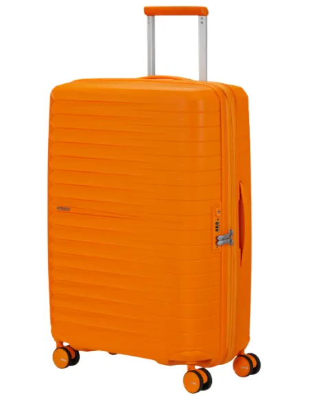 American Tourister Fastforward expandable medium trolley, orange