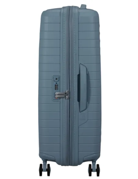 American Tourister Fastforward expandable medium trolley, Steel Blue