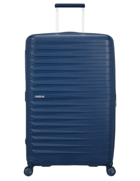 Großer erweiterbarer Trolley American Tourister Fastforward, blau
