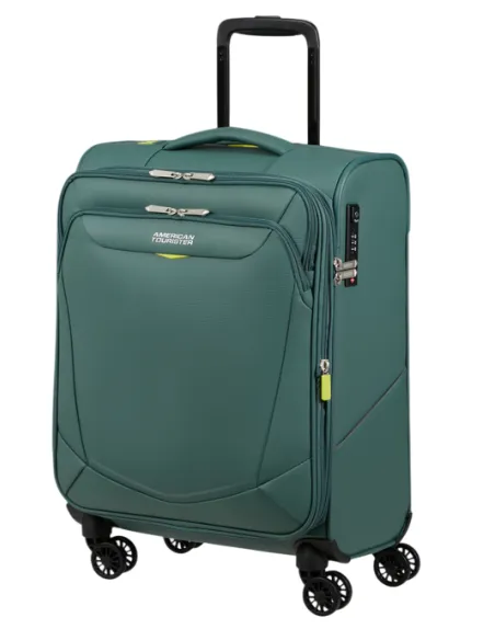 American Tourister Summeriride expandable cabin trolley, green
