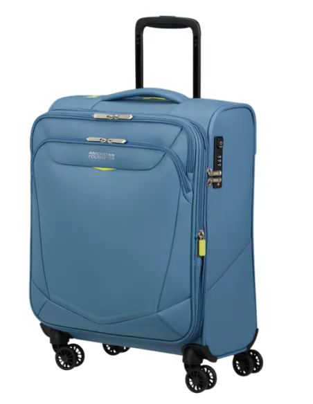 Trolley cabina espandibile American Tourister Summeriride, azzurro