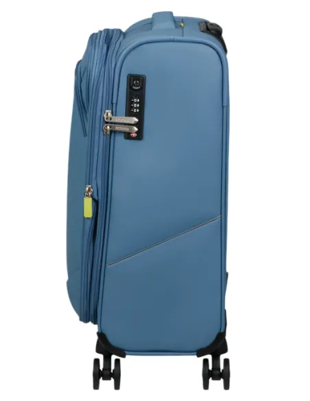Trolley cabina espandibile American Tourister Summeriride, azzurro