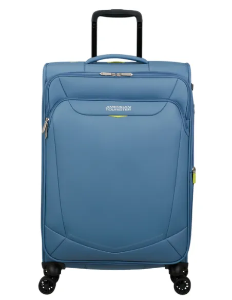 Mittlerer erweiterbarer Trolley American Tourister Summerride, coronet blue