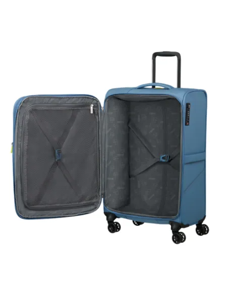 Trolley medio espandibile American Tourister Summerride, azzurro