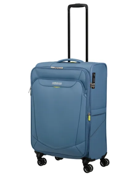 Mittlerer erweiterbarer Trolley American Tourister Summerride, coronet blue