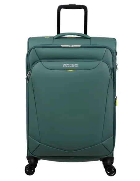 Mittlerer erweiterbarer Trolley American Tourister Summerride, grün