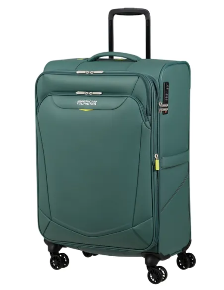 Trolley medio espandibile American Tourister Summerride, verde
