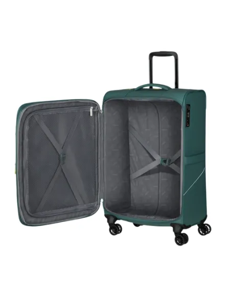 Trolley medio espandibile American Tourister Summerride, verde