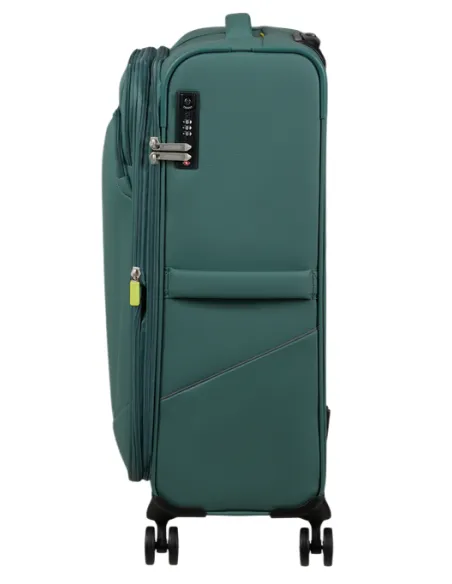 American Tourister Summerride medium expandable trolley, green