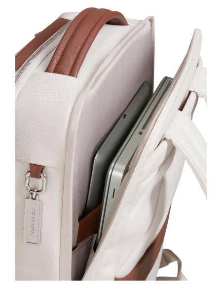 Zaino donna porta PC da 15,6 Samsonite Image, crema