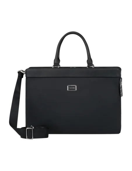 Samsonite Image two-handled briefcase with three compartments, black