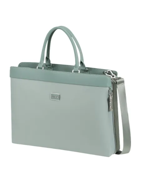 Samsonite Image two-handled briefcase with three compartments, Thyme