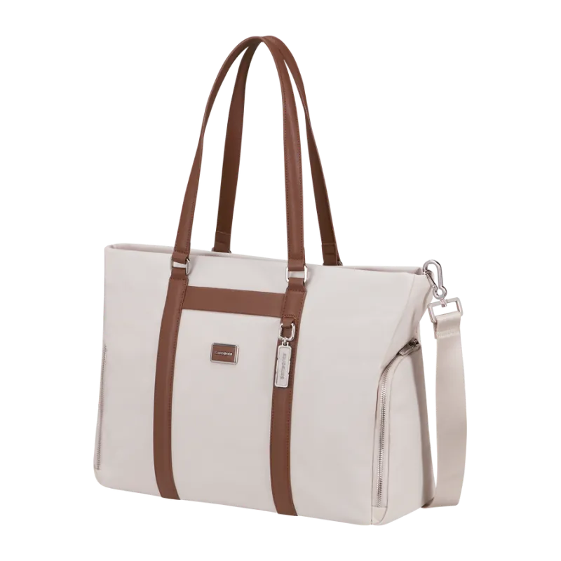 Borsa shopping porta pc da 14,1 Samsonite Image, crema 2