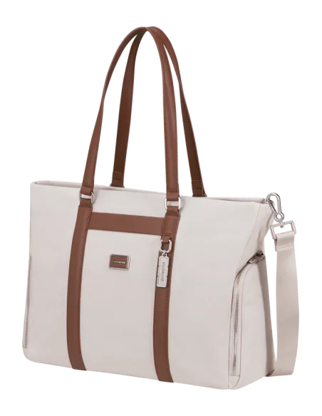 Samsonite Image large 14.1 laptop shopping bag, cream