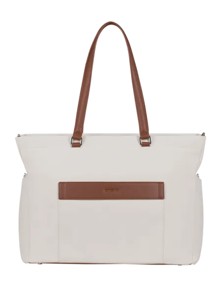 Borsa shopping porta pc da 14,1 Samsonite Image, crema