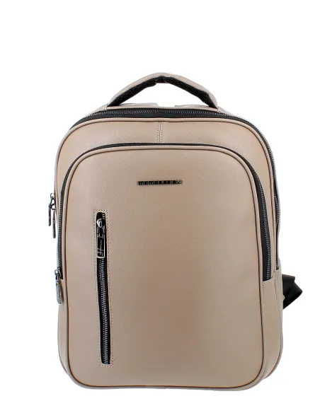 MOMODESIGN medium backpack with laptop compartment, taupe