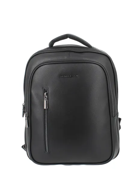 MOMODESIGN mittlerer Rucksack mit Laptopfach, schwarz