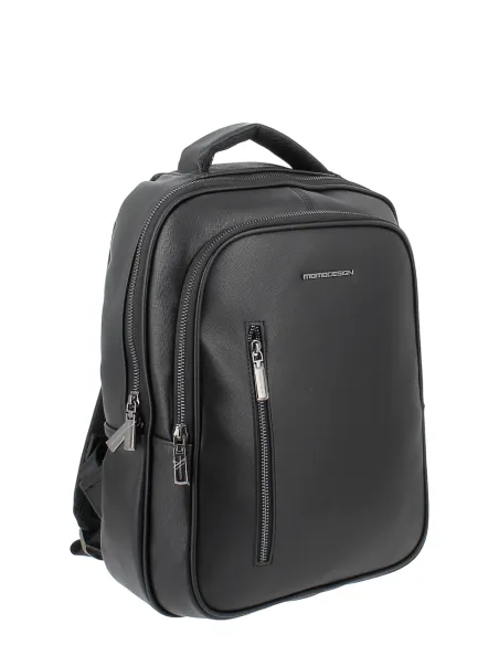 MOMODESIGN medium backpack with laptop compartment, black