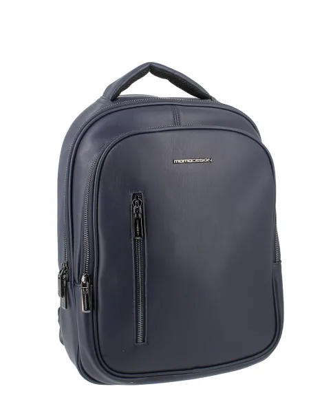 MOMODESIGN laptop backpack with one computer compartment, blue