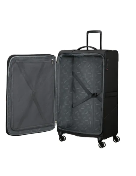 Großer erweiterbarer Trolley American Tourister Summerride, schwarz