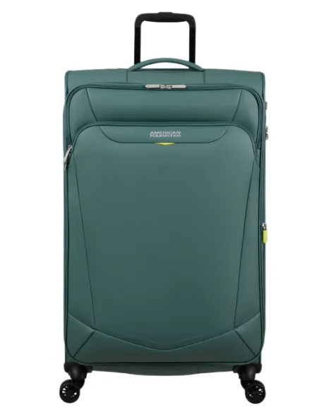 Großer erweiterbarer Trolley American Tourister Summerride, grün