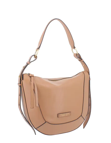 Damen- Schultertasche The Bridge Fedora, marzipan