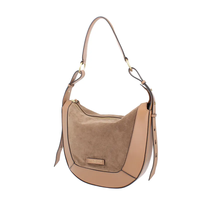 The Bridge Fedora women's shoulder bag in leather and... 2