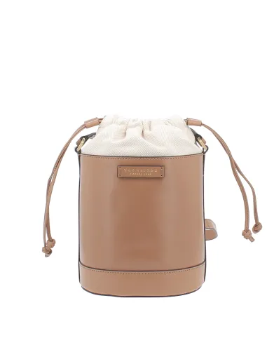The Bridge Gloria bucket bag, marzipan