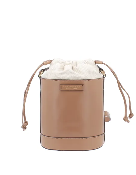 The Bridge Gloria bucket bag, marzipan