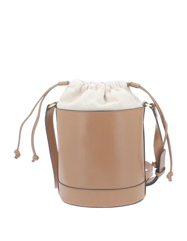 The Bridge Gloria bucket bag, marzipan