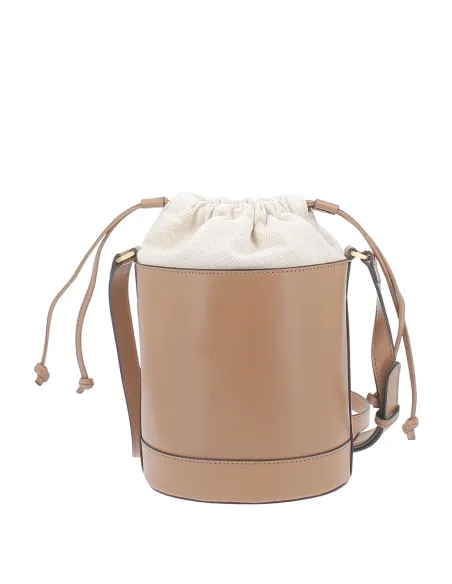 The Bridge Gloria bucket bag, marzipan
