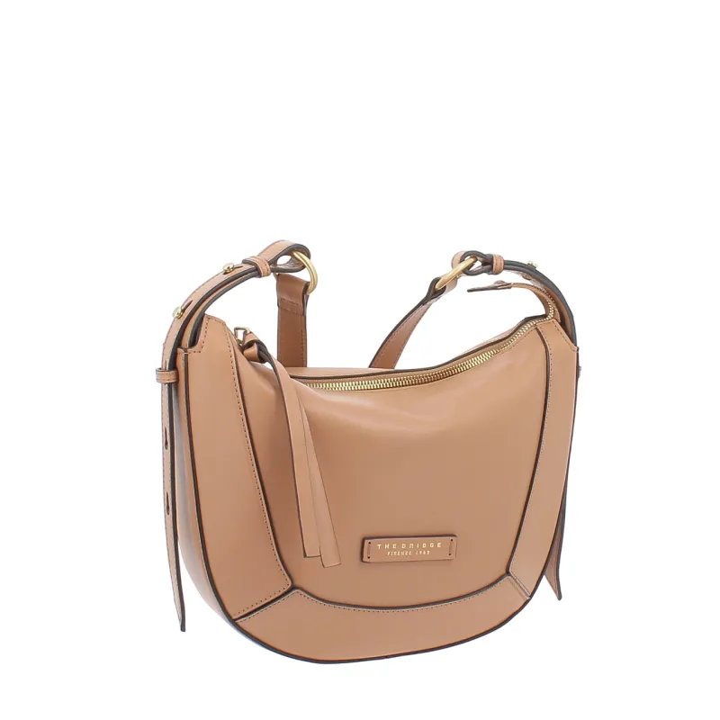 The Bridge Fedora medium shoulder bag, Marzipan 2