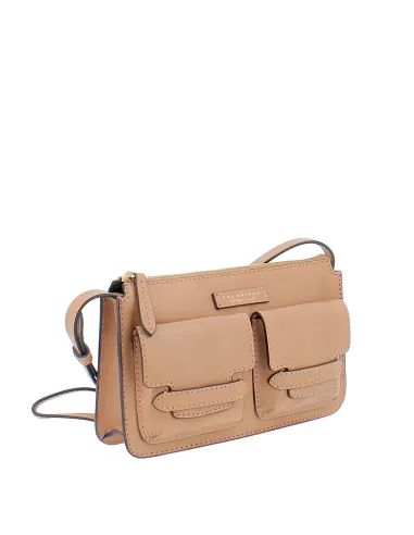 Borsa a tracolla con tasche esterne...