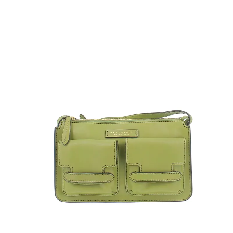 Borsa a tracolla con tasche esterne The Bridge Lucrezia,...
