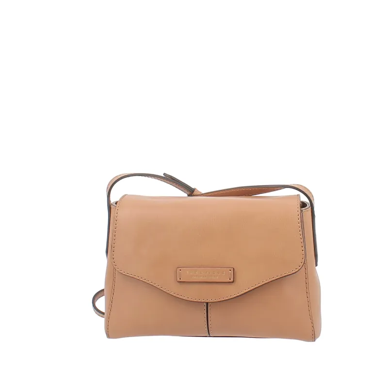 The Bridge Gloria cross-body bag with flap, beige