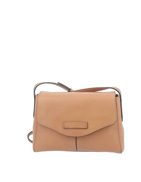 The Bridge Gloria cross-body bag with flap, beige
