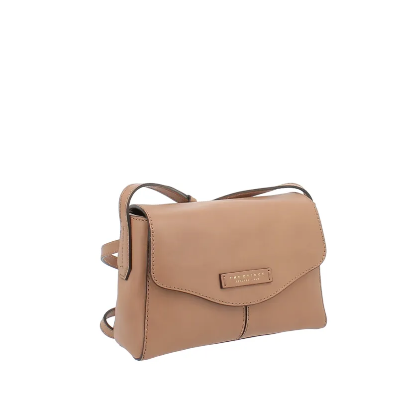 Borsa a tracolla con pattina The Bridge Gloria, marzapane 2