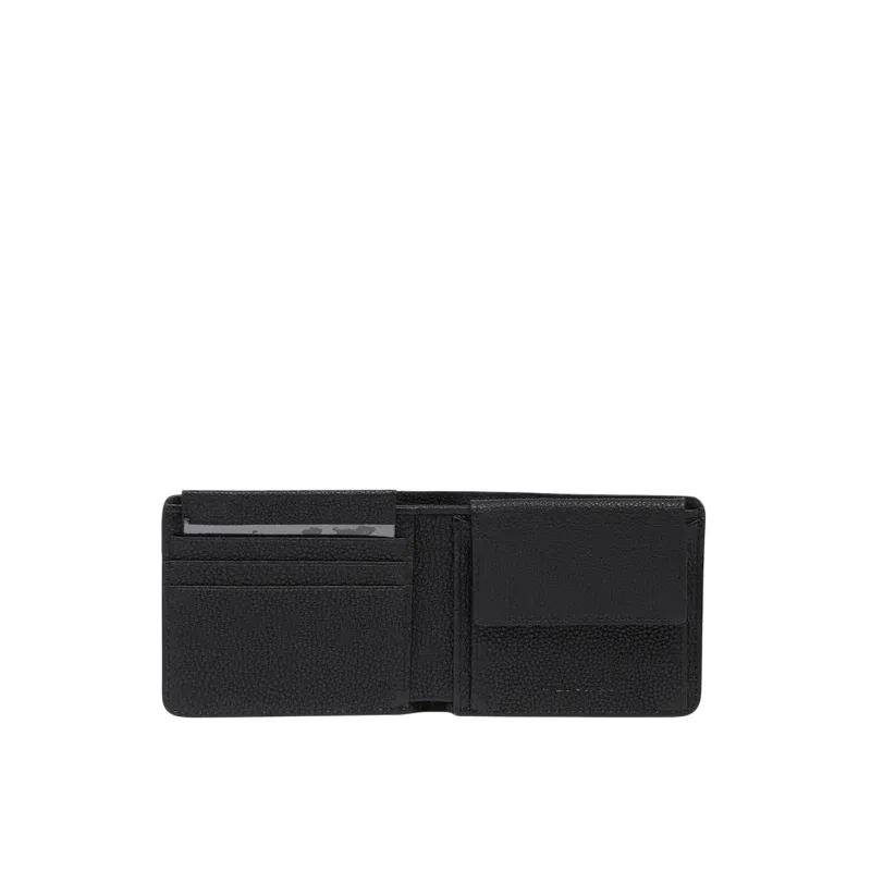 Piquadro Cronus small wallet with coin purse, black