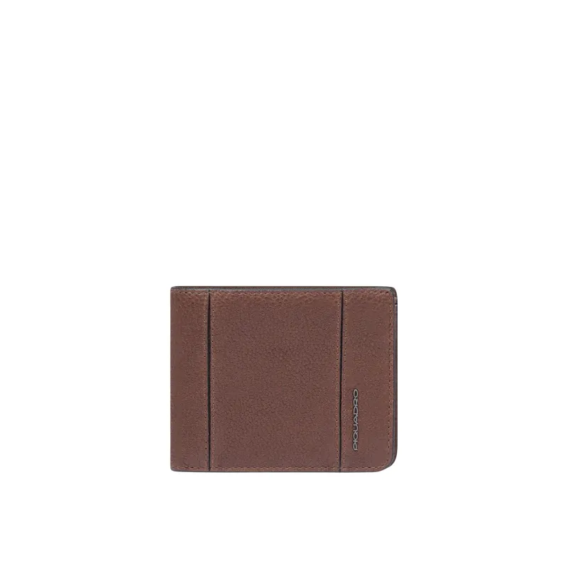 Piquadro Cronus small wallet with coin purse, brown 2