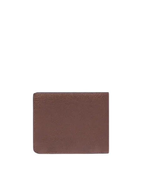 Piquadro Cronus small wallet with coin purse, brown