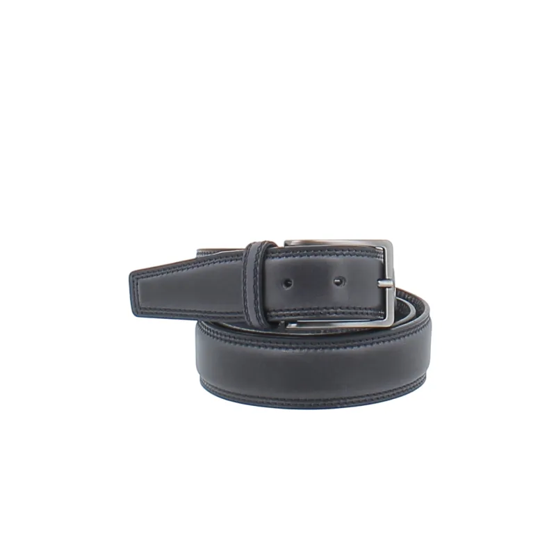 Douglas leather men's belt, blue