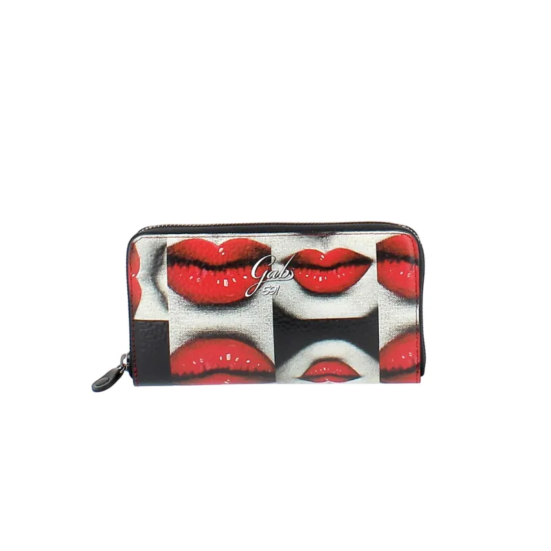 Gabs trip women's zipped wallet, kisses