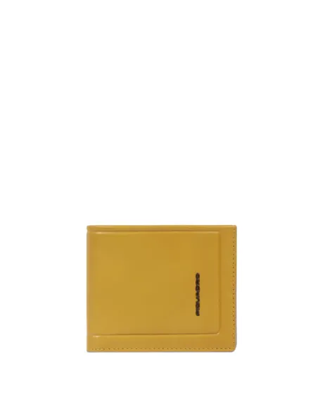 Piquadro Atlas men's wallet, yellow